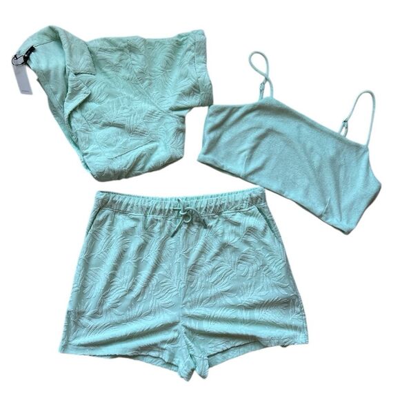 NWT 7 For All Mankind 3-Piece Loungewear Set Size XL - Picture 1 of 6